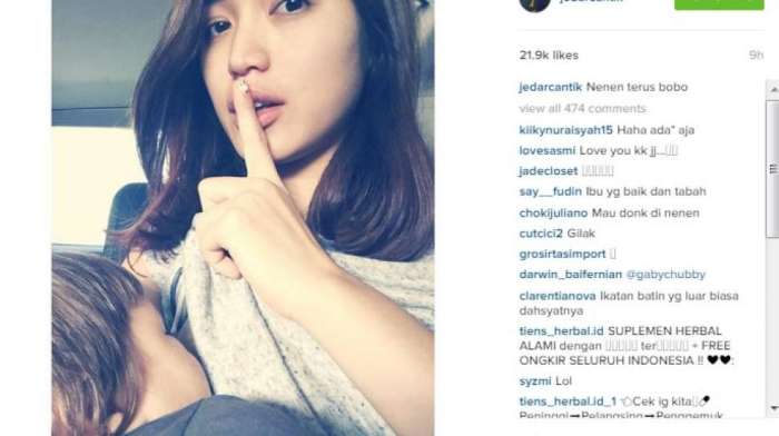 Jessica Iskandar Ngaku Pernah Menyusui 9 Bayi