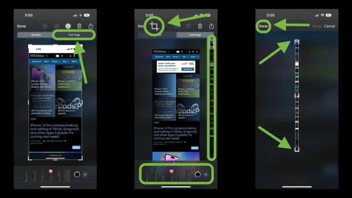 Trik Screenshot Panjang di iOS