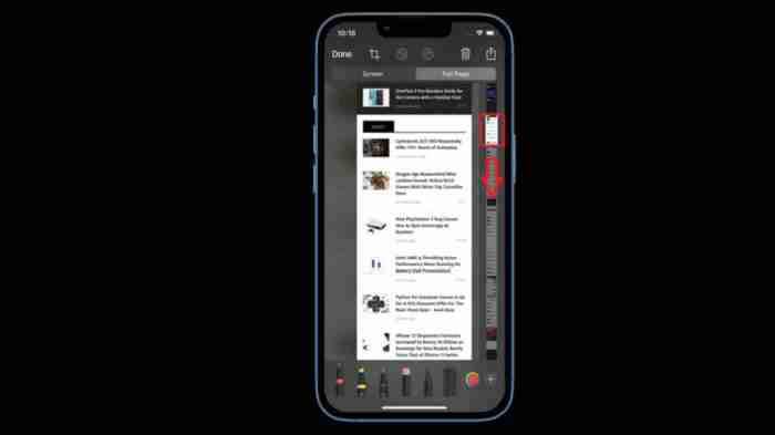 Trik Screenshot Panjang di iOS