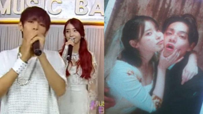 IU dan V BTS Tampil Dramatis dengan Wajah Lusuh di Poster Baru 'Love ...