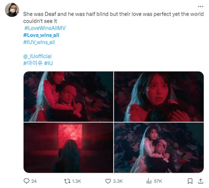 IU lança MV de 'Love wins all' com participação de V, do BTS, e ... IU dan V BTS Rilis Lagu Duet, Langsung Viral